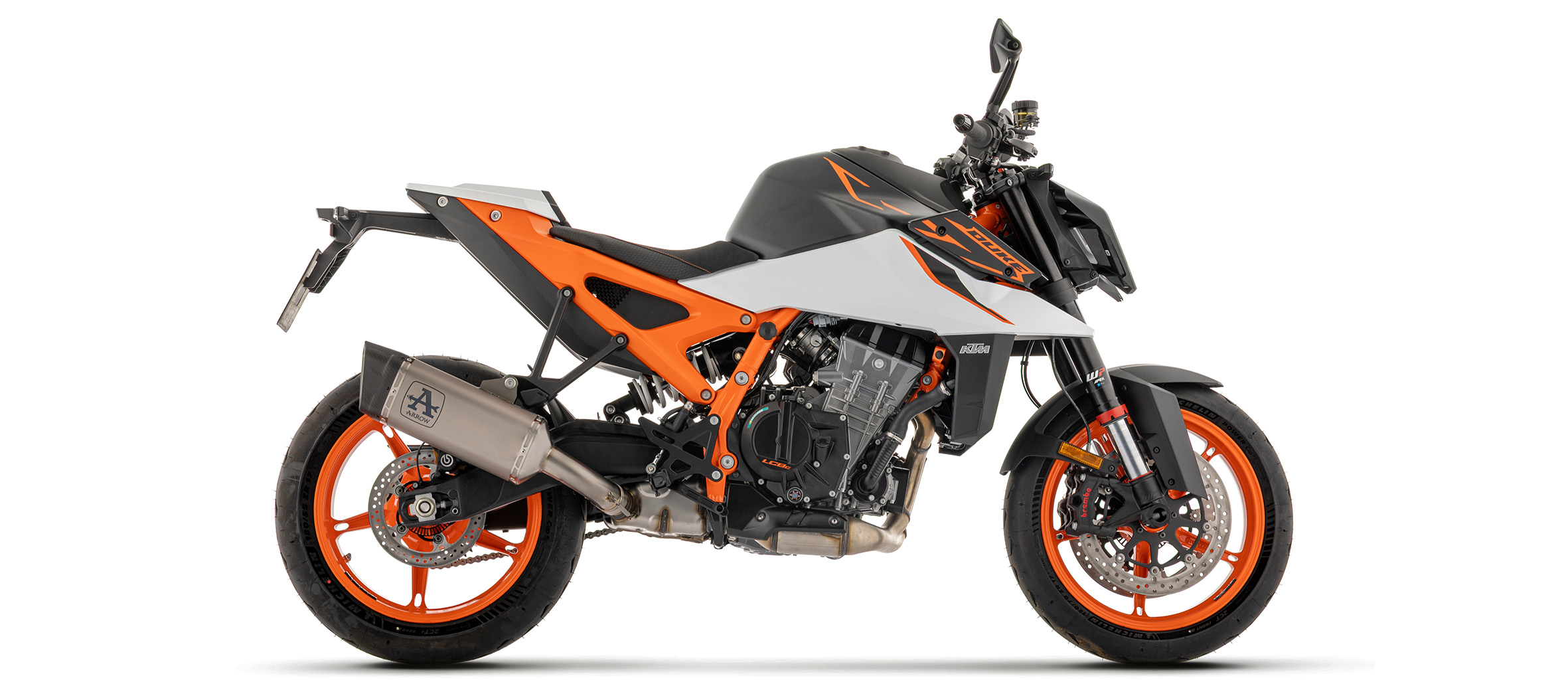 ARROW PISTA Slip-On Titanium for KTM 990 DUKE, 2026-