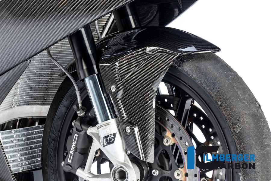 Ilmberger Carbon Mudguard front Racing, glossy, BMW S1000RR 2019-, M1000RR 2021-
