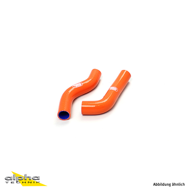 SAMCO SPORT silicone hose kit orange for KTM 690 SMR 690 Duke R model year 2007-2019