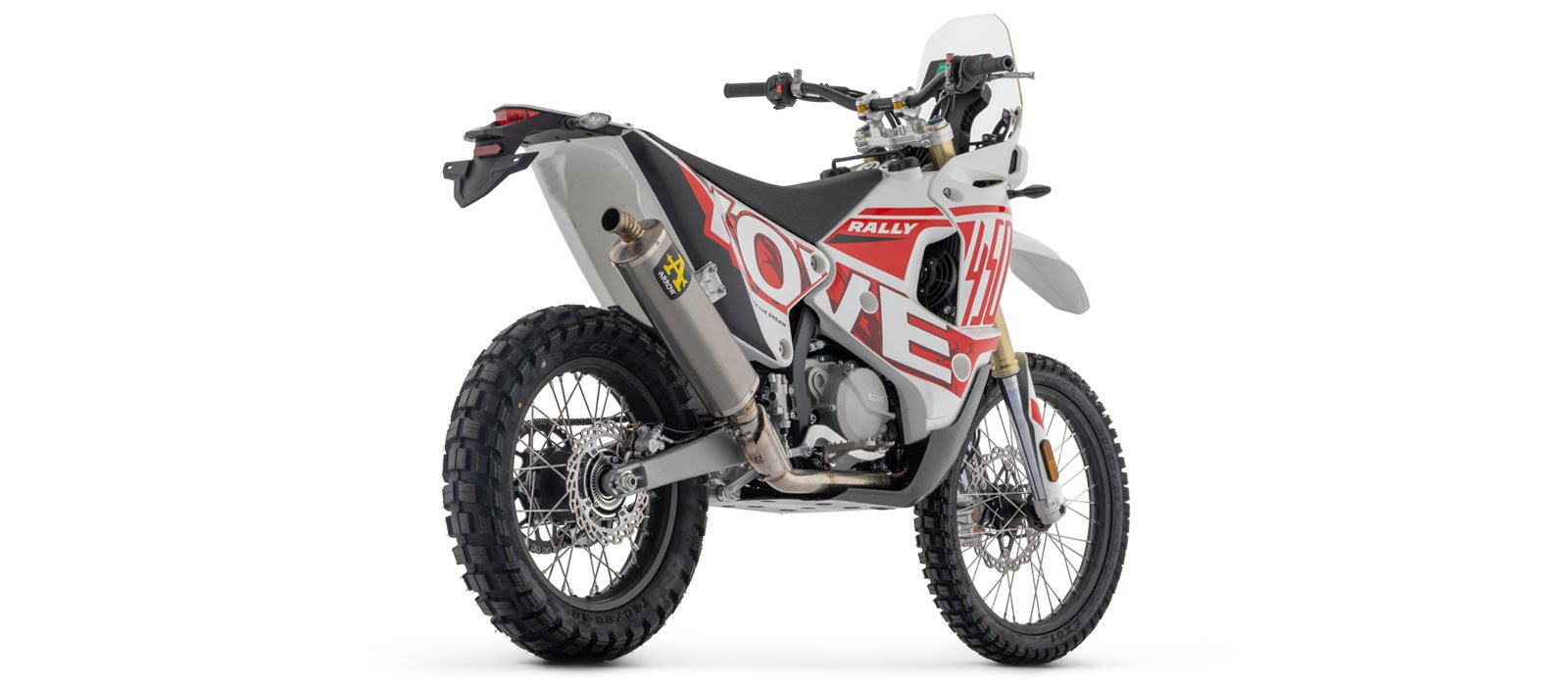 ARROW INDY RACE Titanium Exhaust for Kove 450 Rally Model Year 2023-
