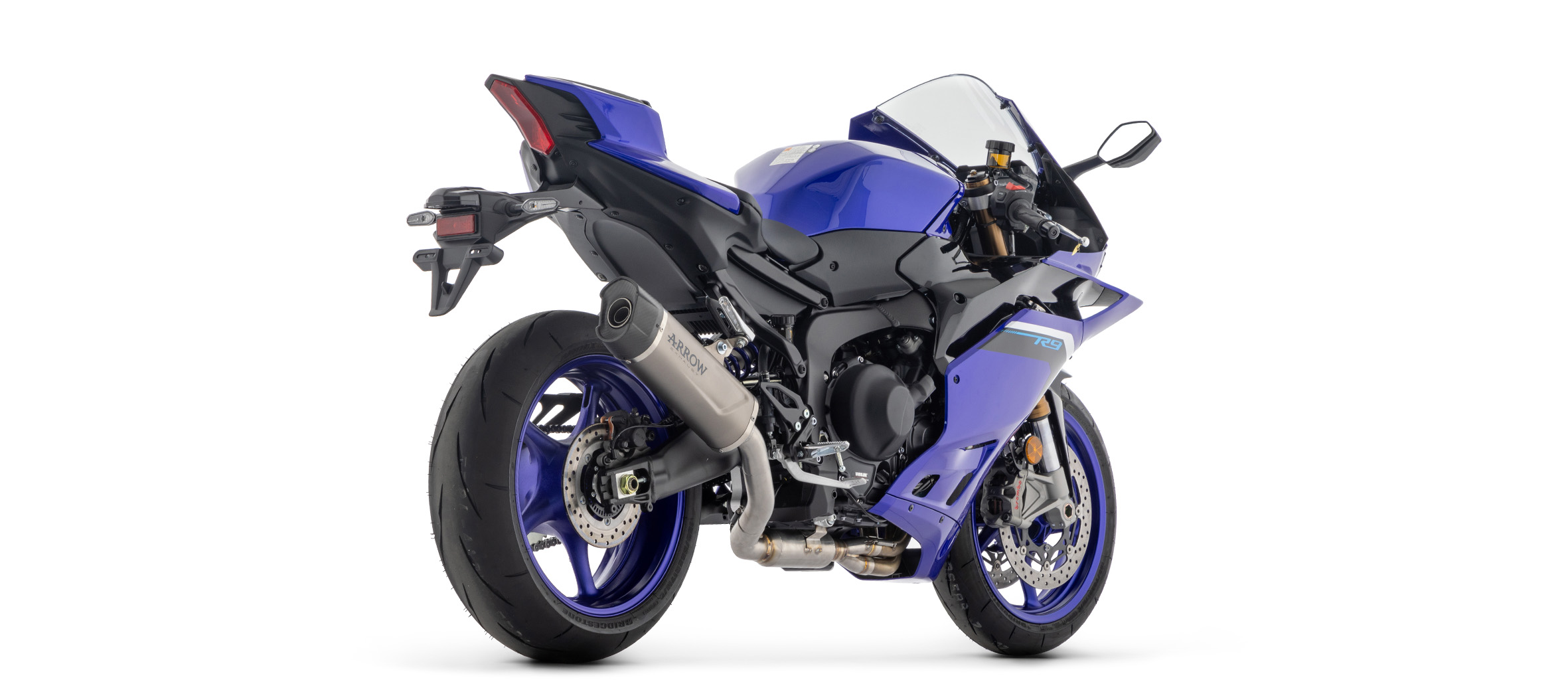 ARROW INDY RACE EVO Full Racing System Titanium Sleeve for Yamaha R9 Model Year 2025- without street Approval