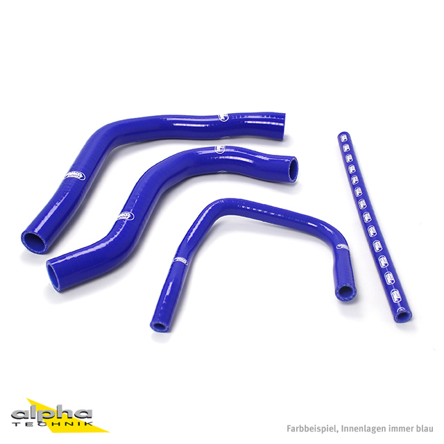 SAMCO SPORT Silicone Hose Kit, blue, for Yamaha YZF750R Model Year 1993-1994