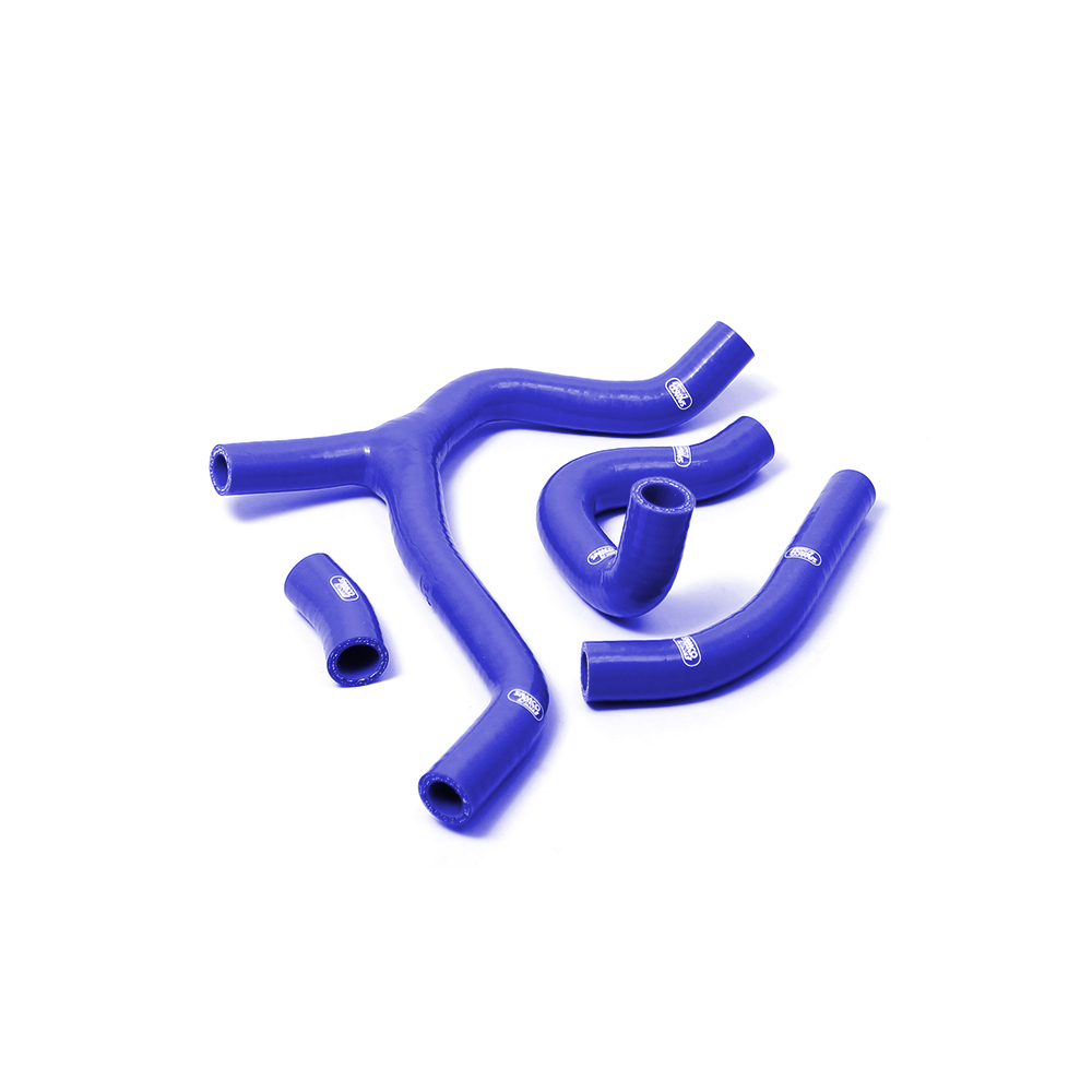 SAMCO SPORT Silicone Hose Kit Y-Piece - Race Design Blue for Honda CRF450R CRF450RE Model Year 2015-2017