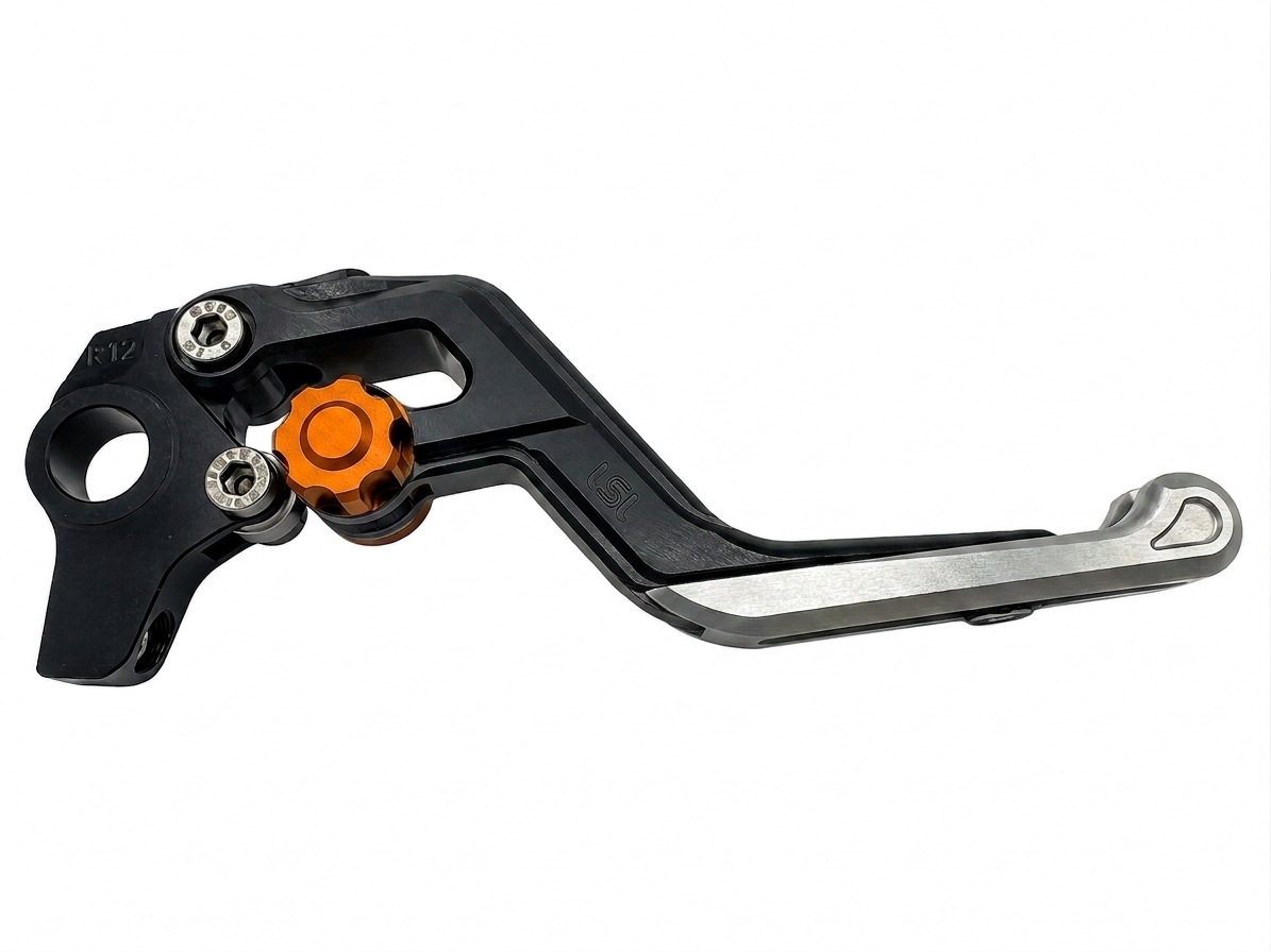 LSL ERGONIA Brake Lever R48R Black/Orange/Silver