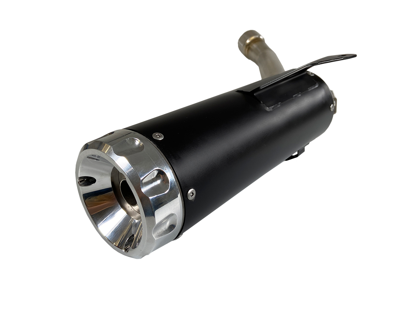 ARROW REBEL Sip-On Exhaust, Black Stainless Steel with Aluminium End Cap for Honda CL500 Model Year 2023-