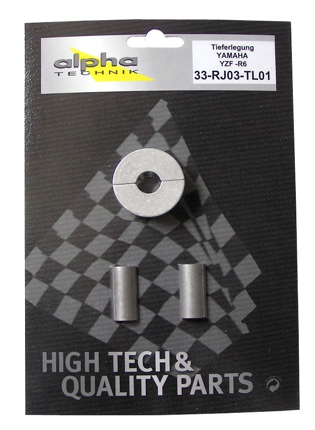 alpha Technik Lowering Kit 35mm for Yamaha YZF600R6; Type RJ03; Model Year 1998-