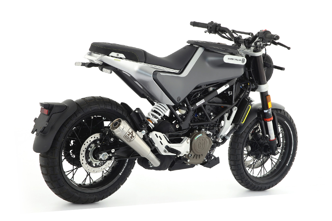 ARROW PRO RACE Exhaust for Husqvarna Svartpilen 125 2021-, Stainless Steel