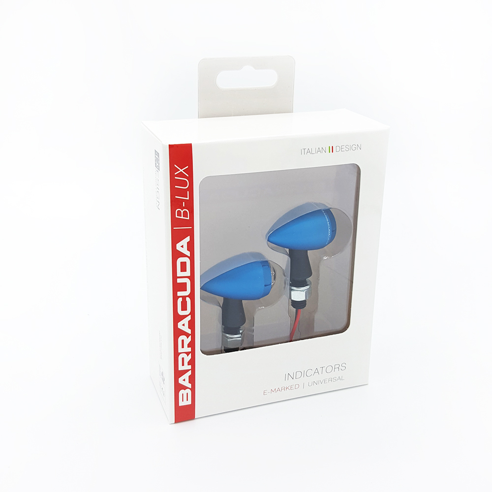 Barracuda flasher light, turn signal S-LED B-LUX blue