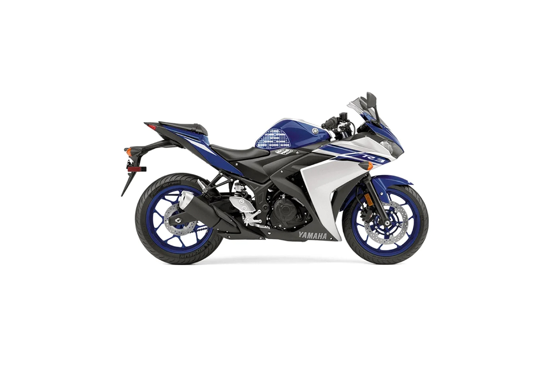 Stompgrip hybrid, Volcano, for Yamaha YZF-R3, YZF-R25, 2015-2018