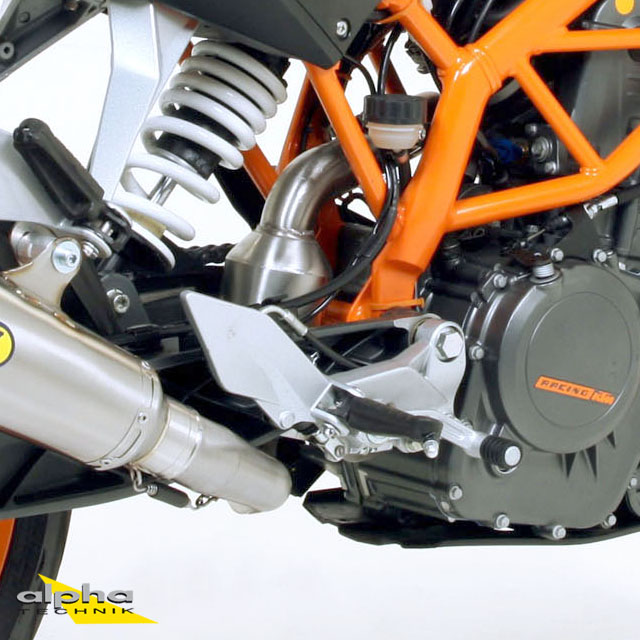 ARROW Racing Mid-pipe for KTM Duke 390 2013-2016, without catalyst