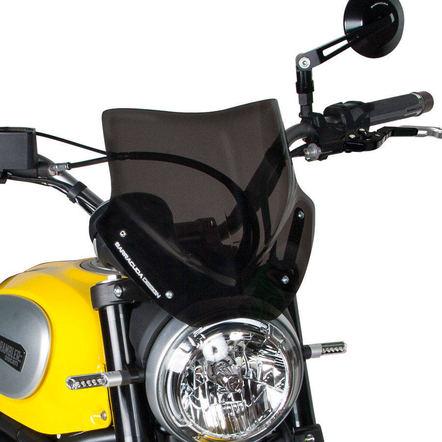 Barracuda Aerosport Plexiglas Windscreen for Ducati Scrambler 2015 - 2017