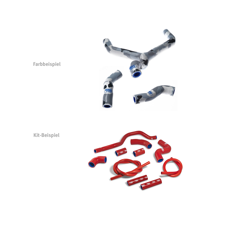 SAMCO SPORT Silicone Hose Kit custom camouflage for Aprilia RSV4 (R / RF / RR / Factory), 2009-2025