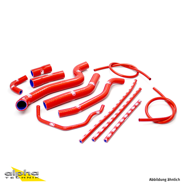 SAMCO SPORT Silicone Hose Kit red for Yamaha FZ1 Fazer Model Year 2006-2011