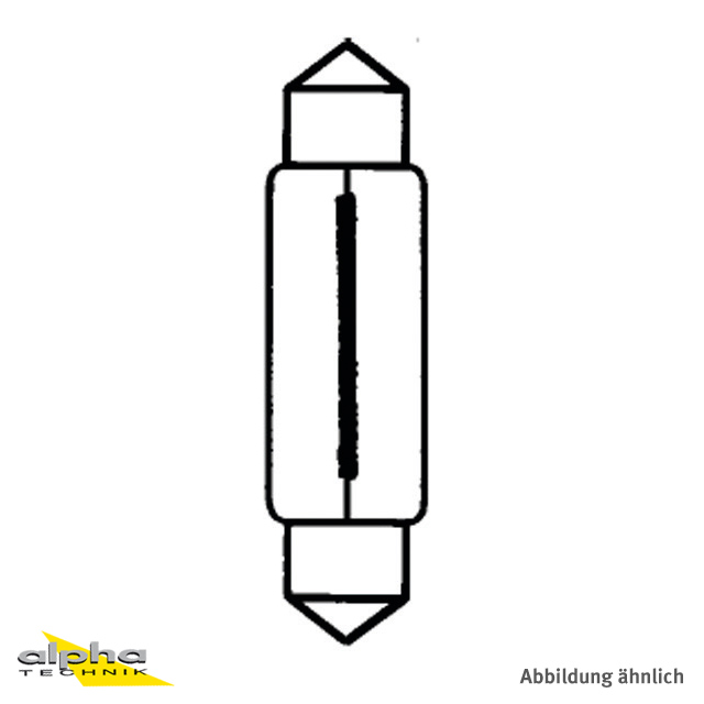 12V 21W SV 8.5-8 Festoon Bulb