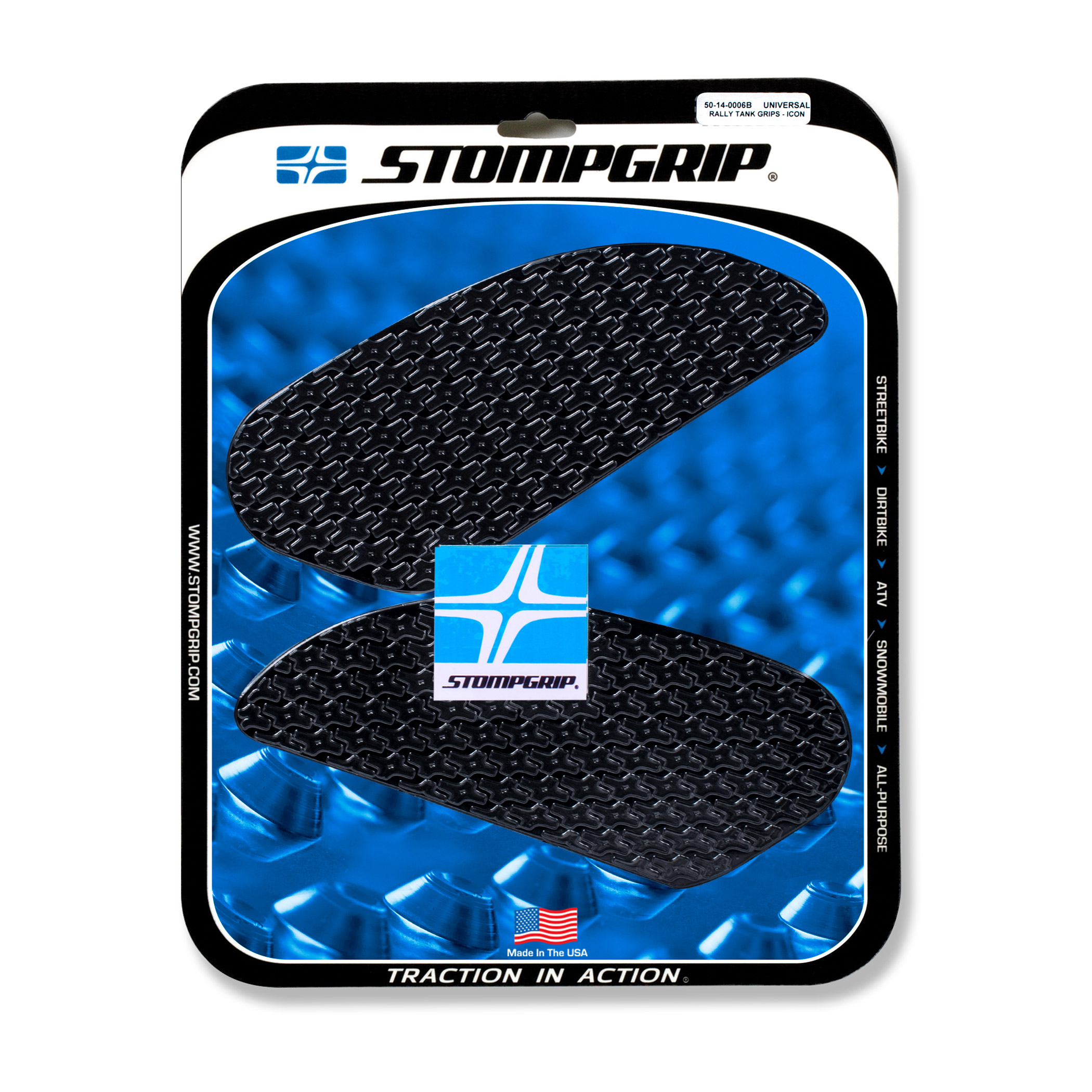 Stompgrip Traction Pads Rally Pad Black
