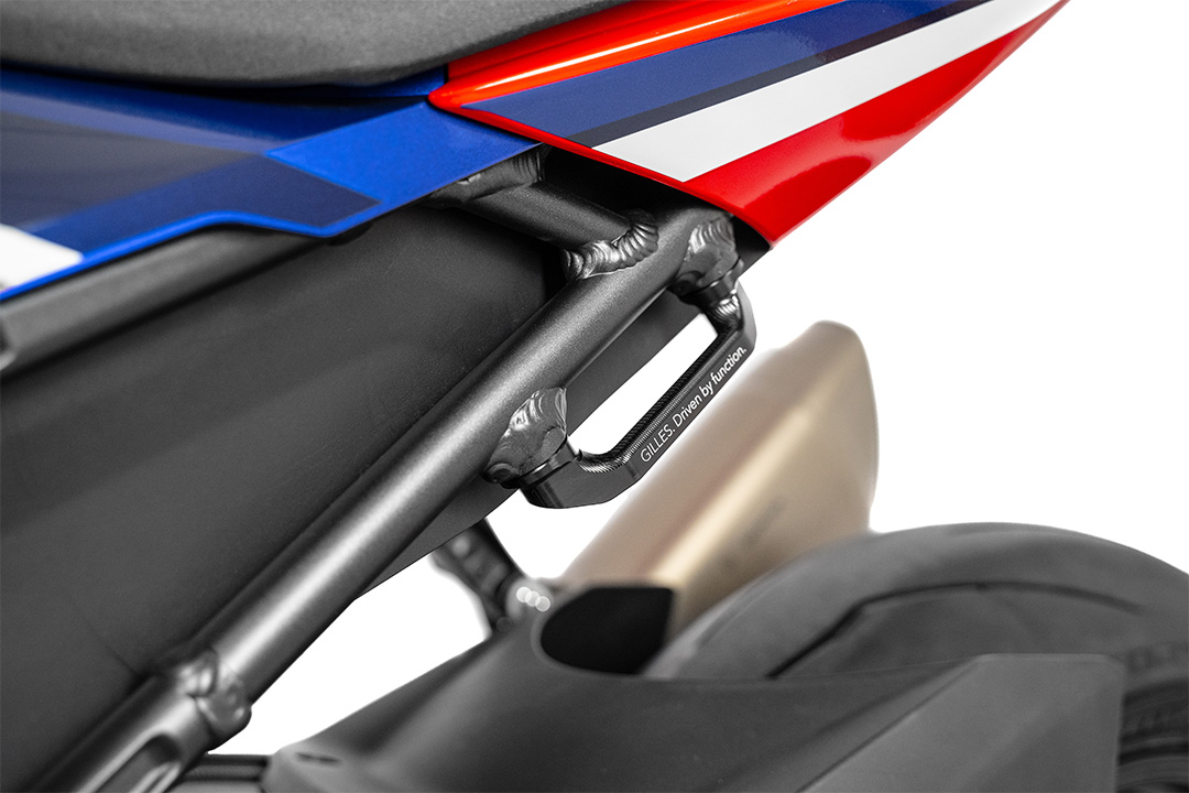Gilles Pillion Footrest Holder Cover, black, for Honda, SC82