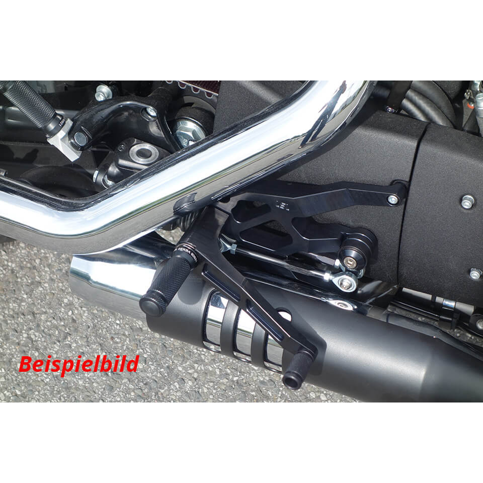 LSL Footrest System with ABE for Harley Davidson Forty-Eight, black