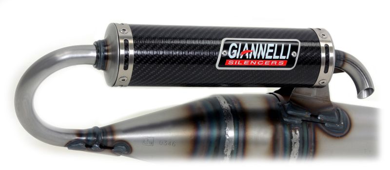 GIANNELLI SHOT V4 Exhaust for various 50cc Scooters