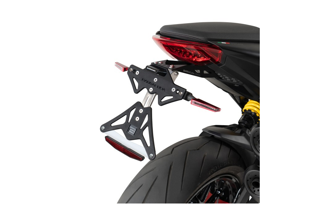 Barracuda License Plate Holder for Ducati Monster 937 Model Year 2021-