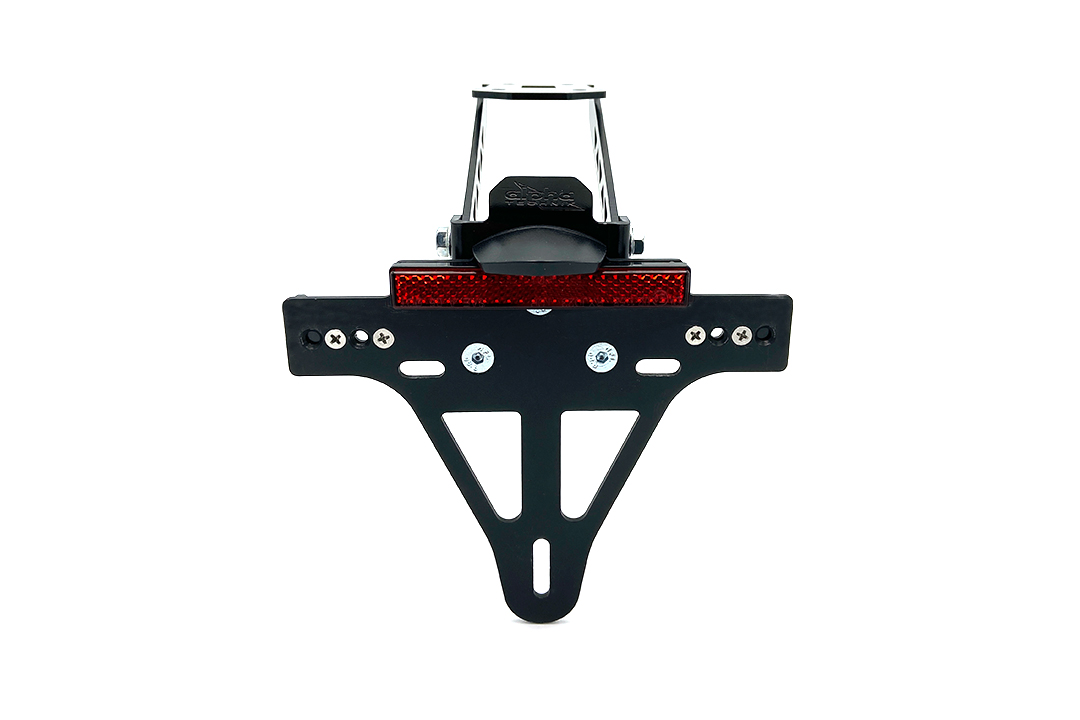alpha Technik Number Plate Holder for Kawasaki Versys 650, Type LE650E / LE650H / LE650J, from model year 2015-