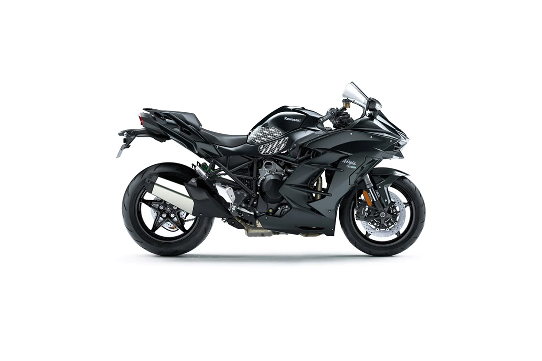 Stompgrip Traction Pads, black, for Kawasaki Ninja H2 SX (SE), 2018-2025