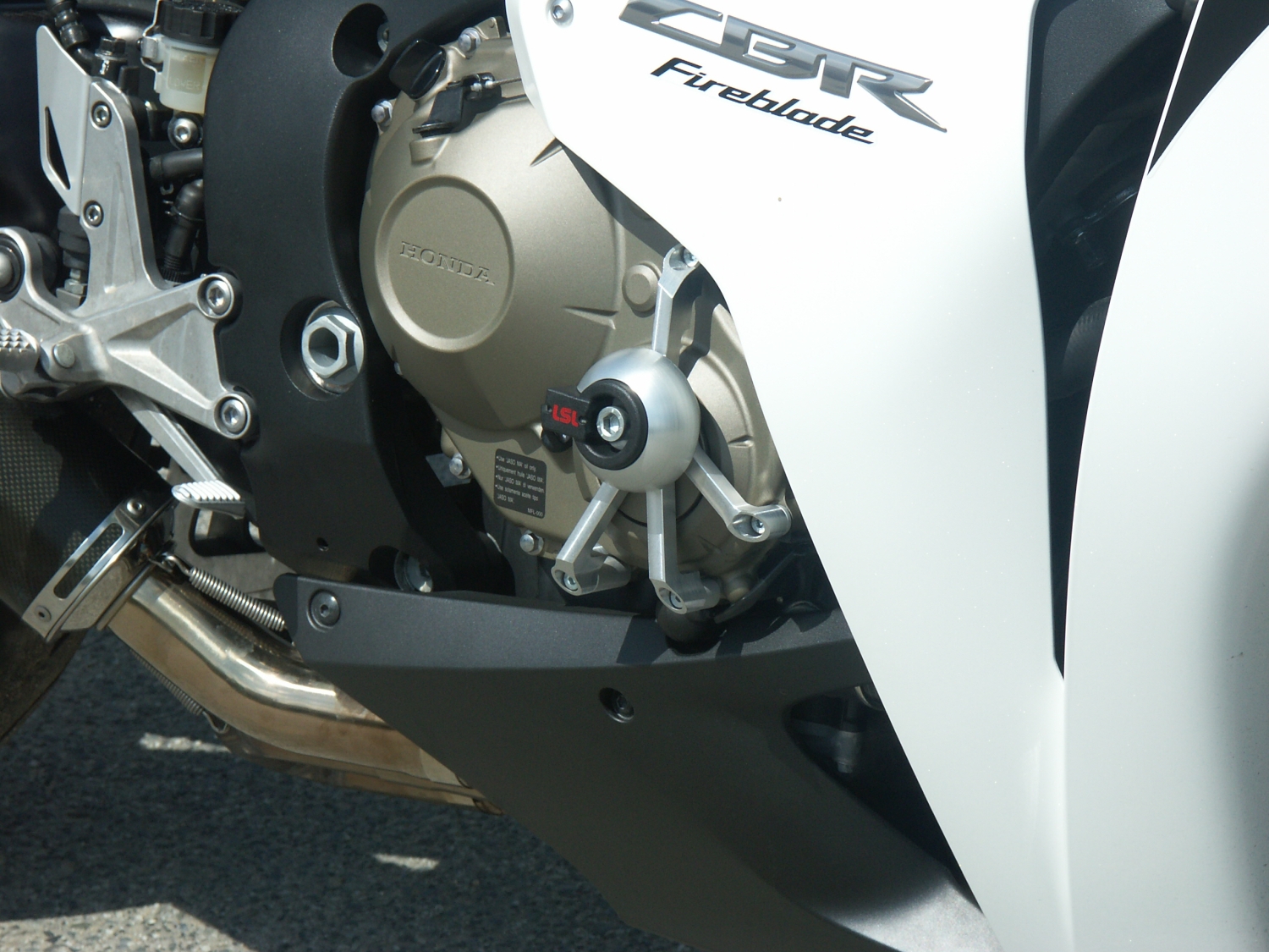 LSL Crash Pad Mounting Kit for Honda CBR1000RR, 2008- (without ABS)