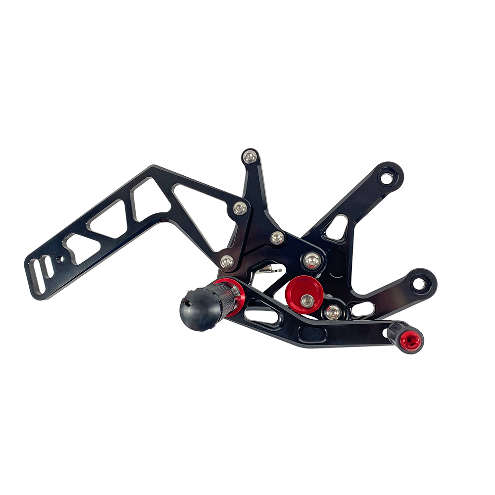 >TRACK< footrest system, black, Yamaha YZF-R1 RN32 2015-2016 / RN49 2017-2019 / RN65 2020- ABE