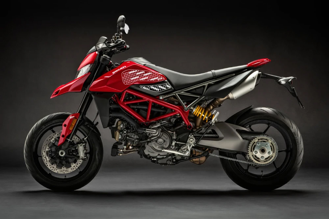 Stompgrip fuel tank Pad hybrid, Volcano, for Ducati Hypermotard 950 (SP) Type: BB (Model year 2019-2022)