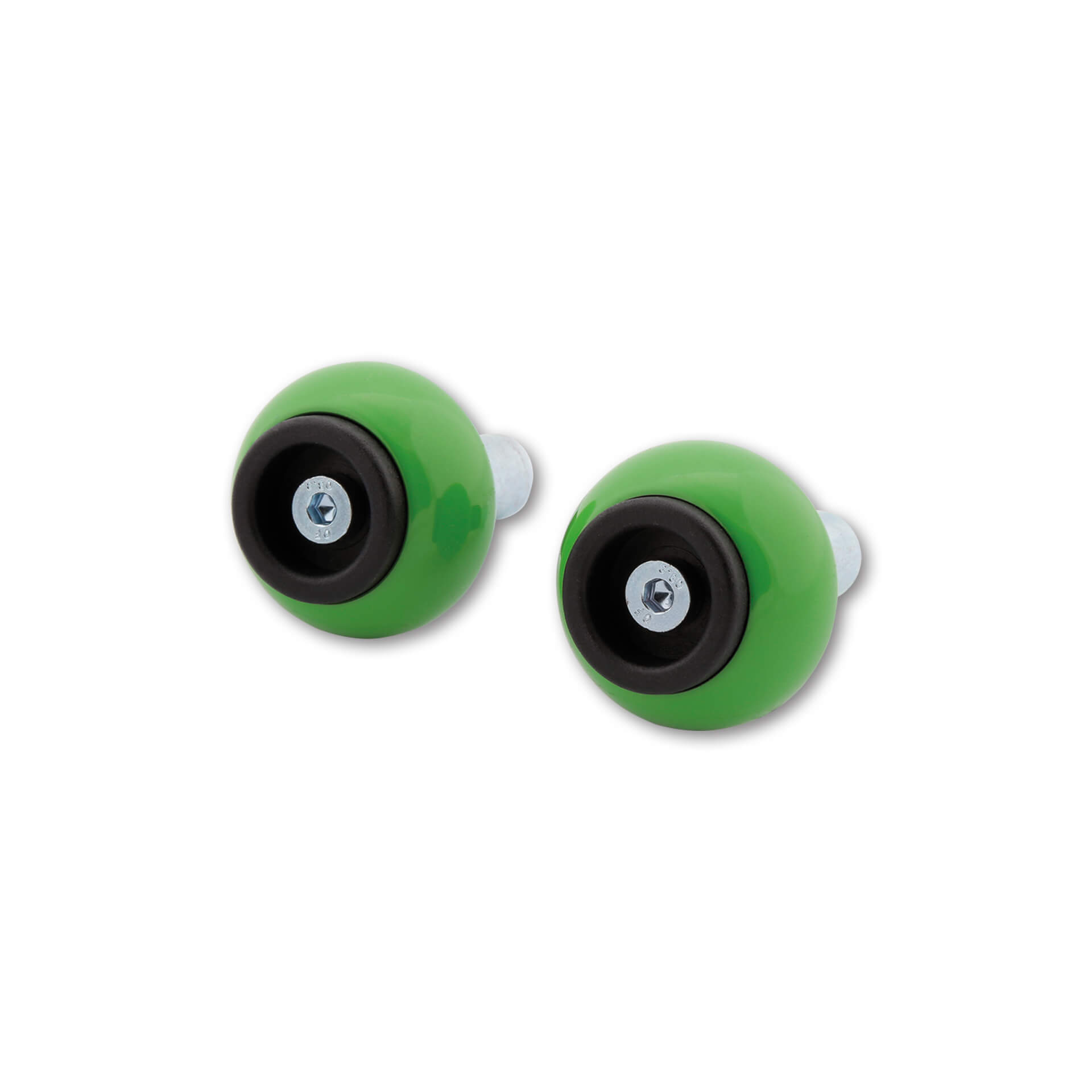 LSL Bar End Weight Crash Ball for Steel Handlebars, Green