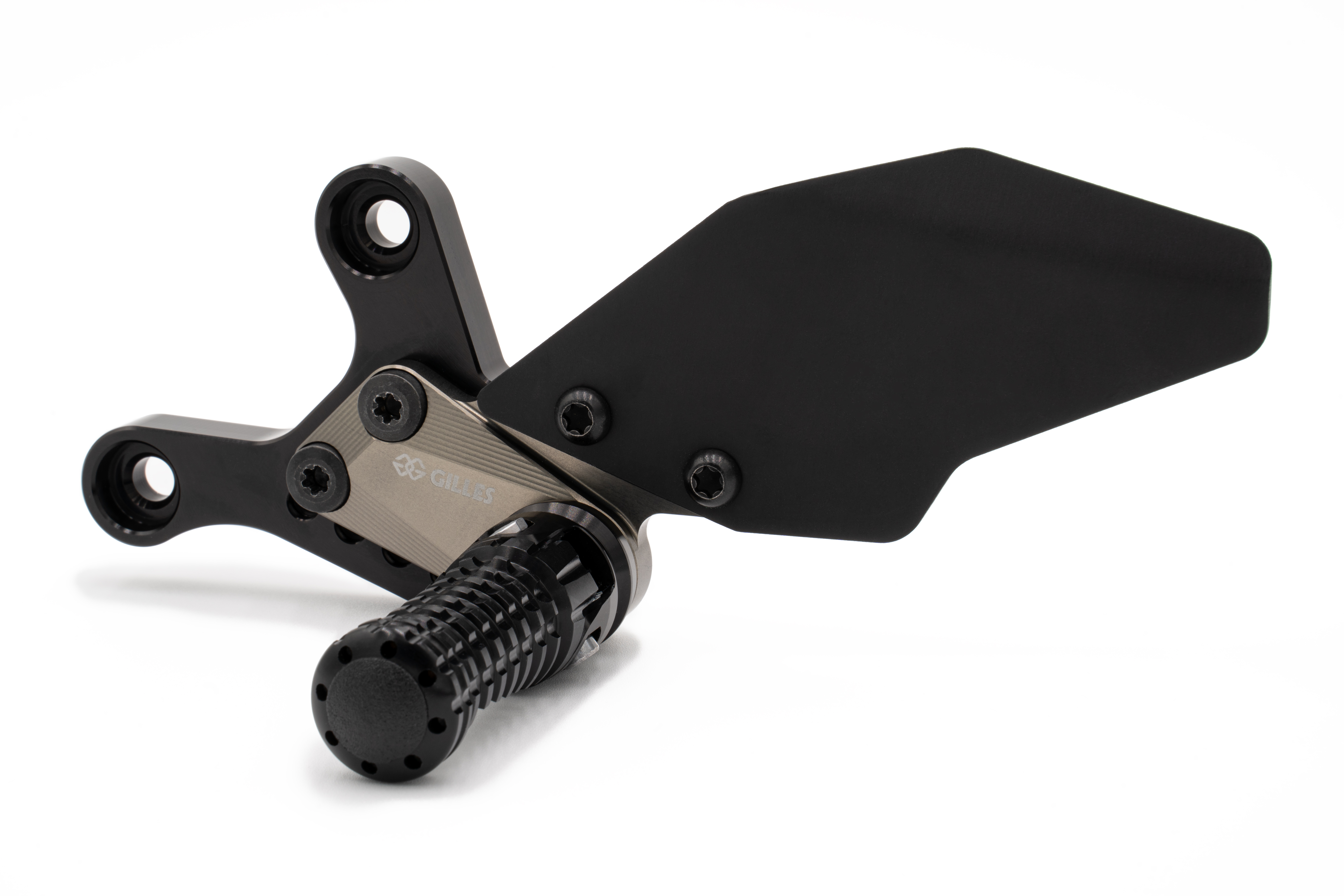 GILLES AS31GT3 footrest system black for Yamaha MT09, RN87, XSR900GP, RN96 2024-