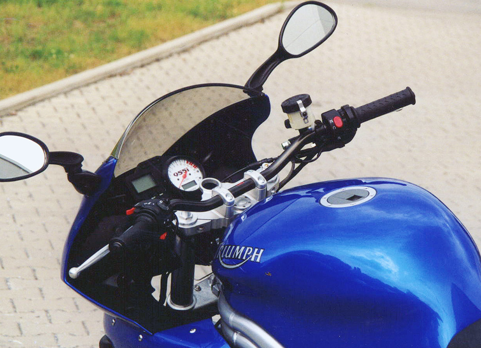 LSL Superbike Kit with Part Certificate for Triumph Daytona 955i, Type 595N, 2002-2003, silver, (Type G)