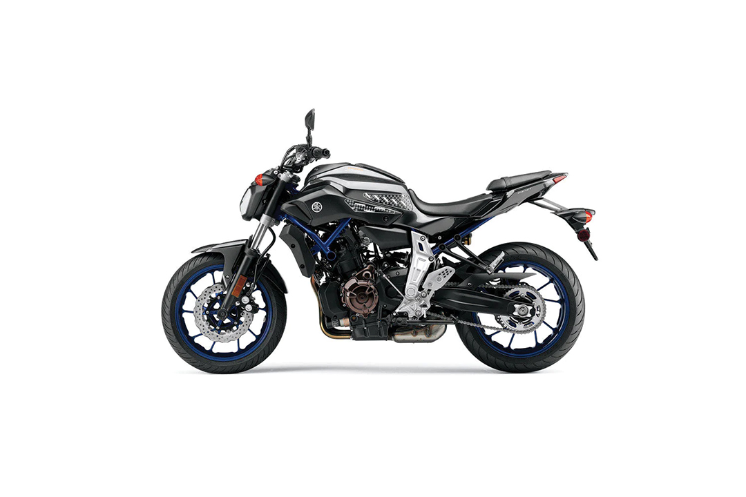 Stompgrip fuel tank pad hybrid, Icon, for Yamaha MT07 (Moto Cage), 2015-2017