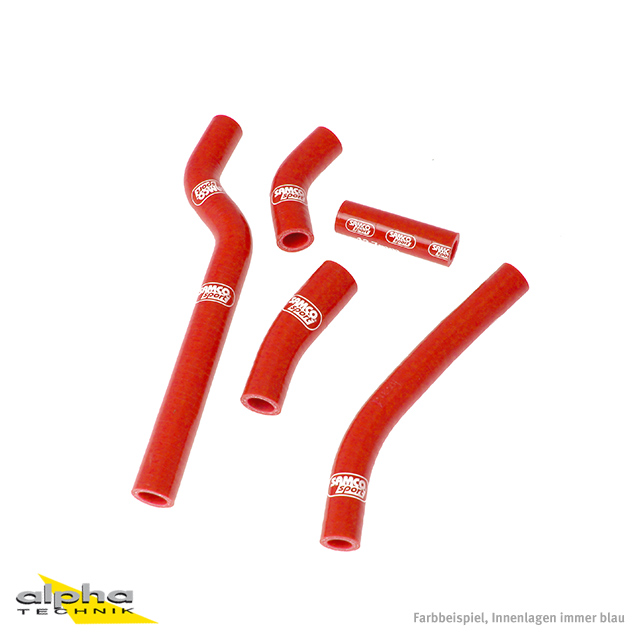 SAMCO SPORT Silicone Hose Kit red for Yamaha YZ250F model year 2006
