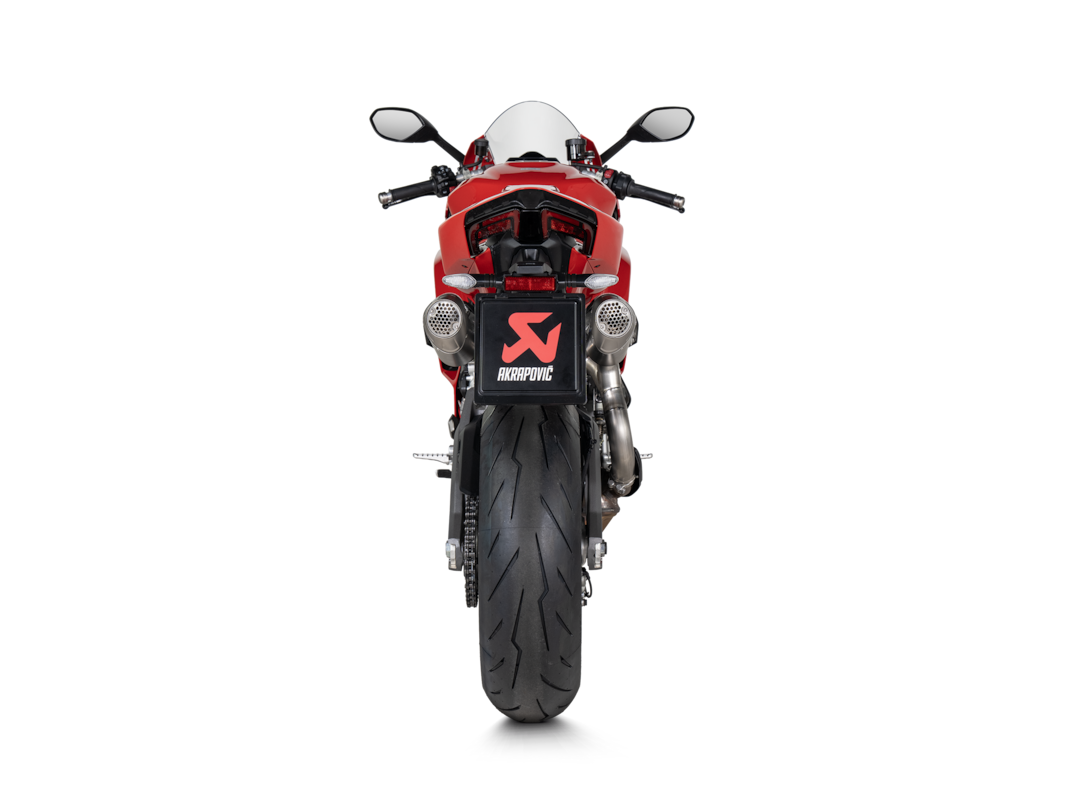 Akrapovic Slip-On Line (Titanium) Exhaust for Ducati Panigale V2, Streetfighter V2 Model Year 2025-