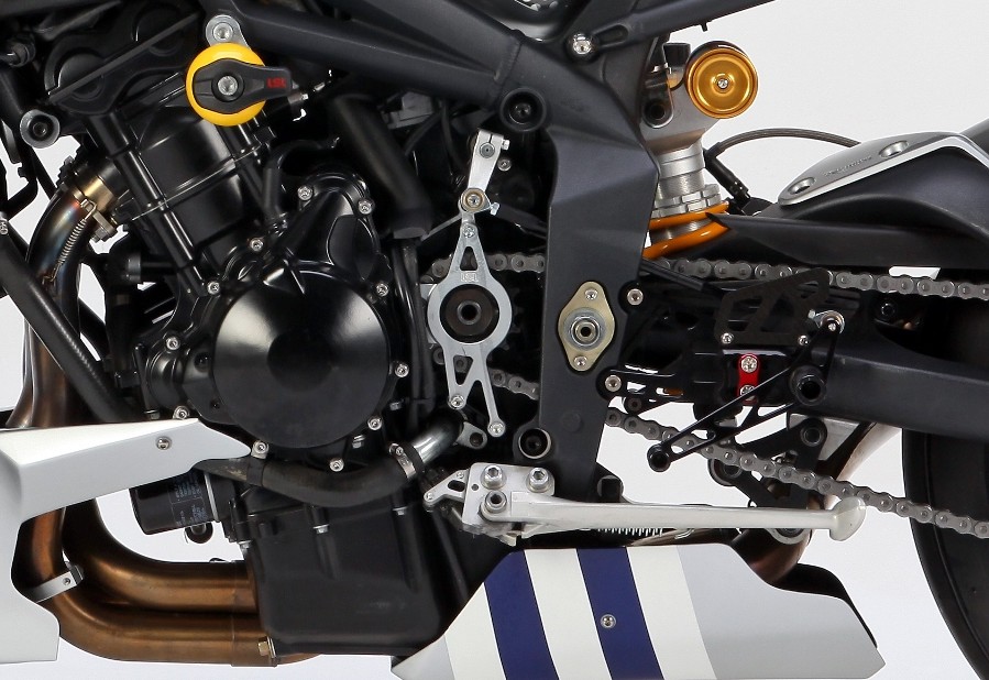 LSL Sprocket Cover Kit 675 Street Triple, silver