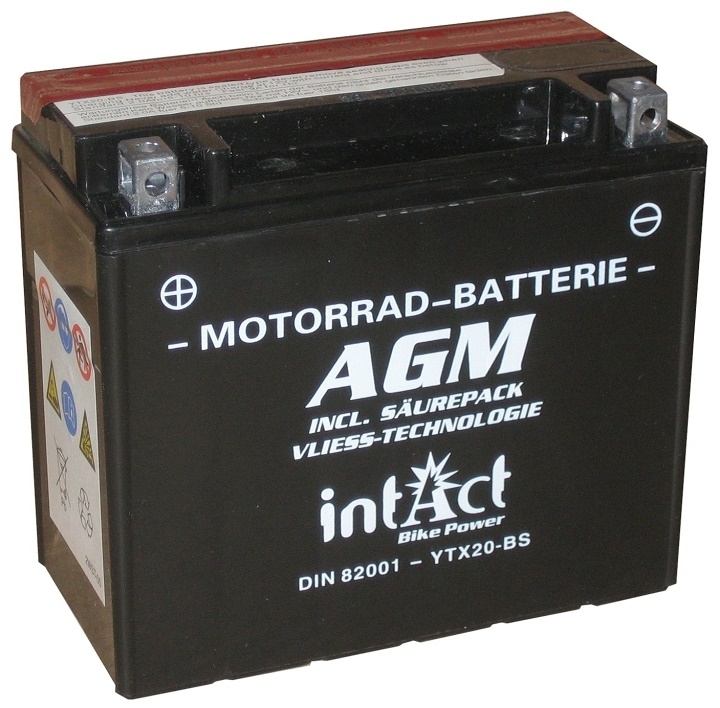 Intact AGM Battery YTX20-BS