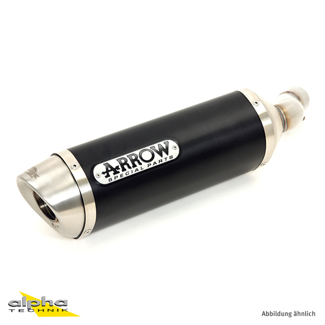 ARROW RACE TECH Exhaust for Suzuki GSX650 / GSX1250 / Bandit 2007-16, black aluminium