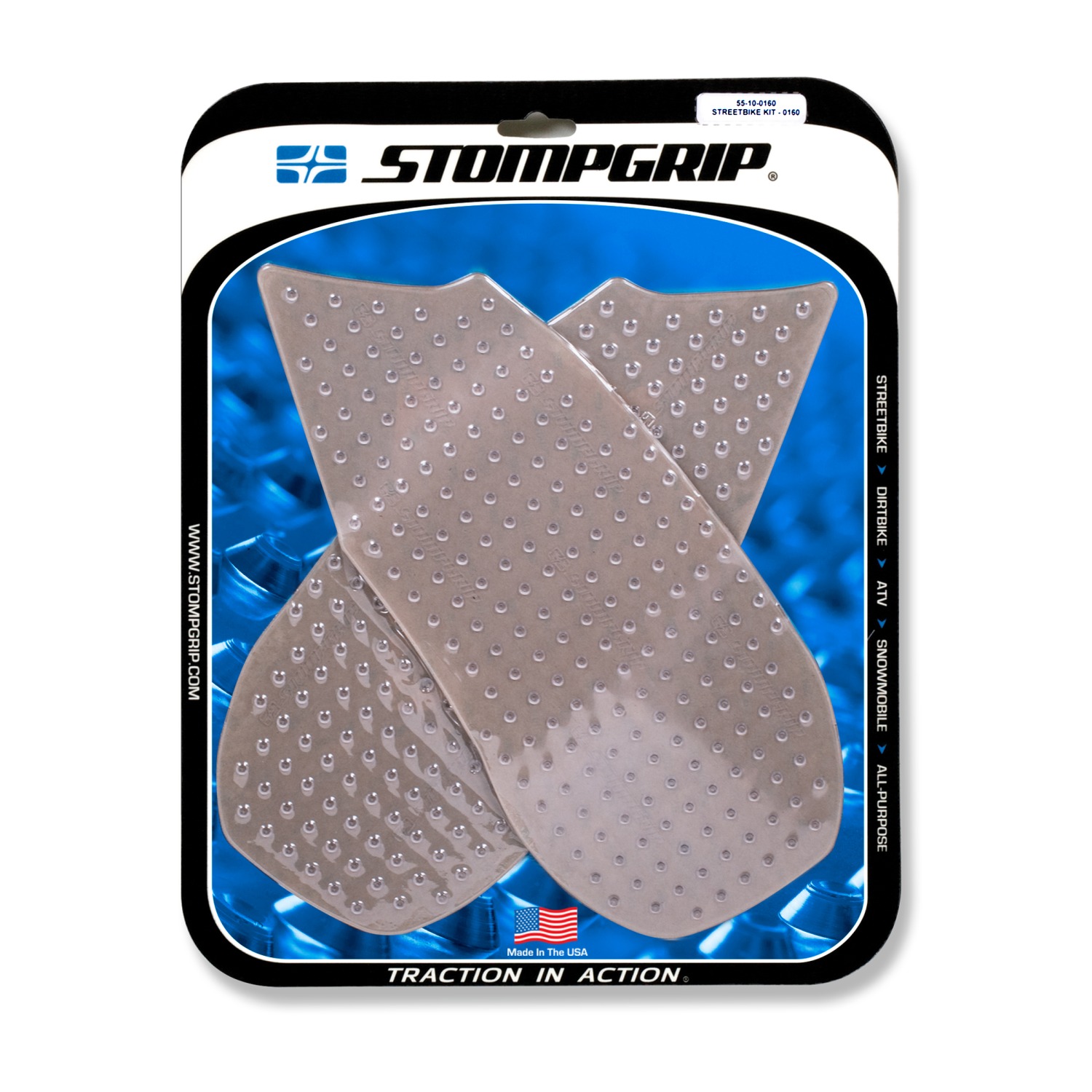 Stompgrip clear, Volcano, for Honda CB1000R, 2018-2025