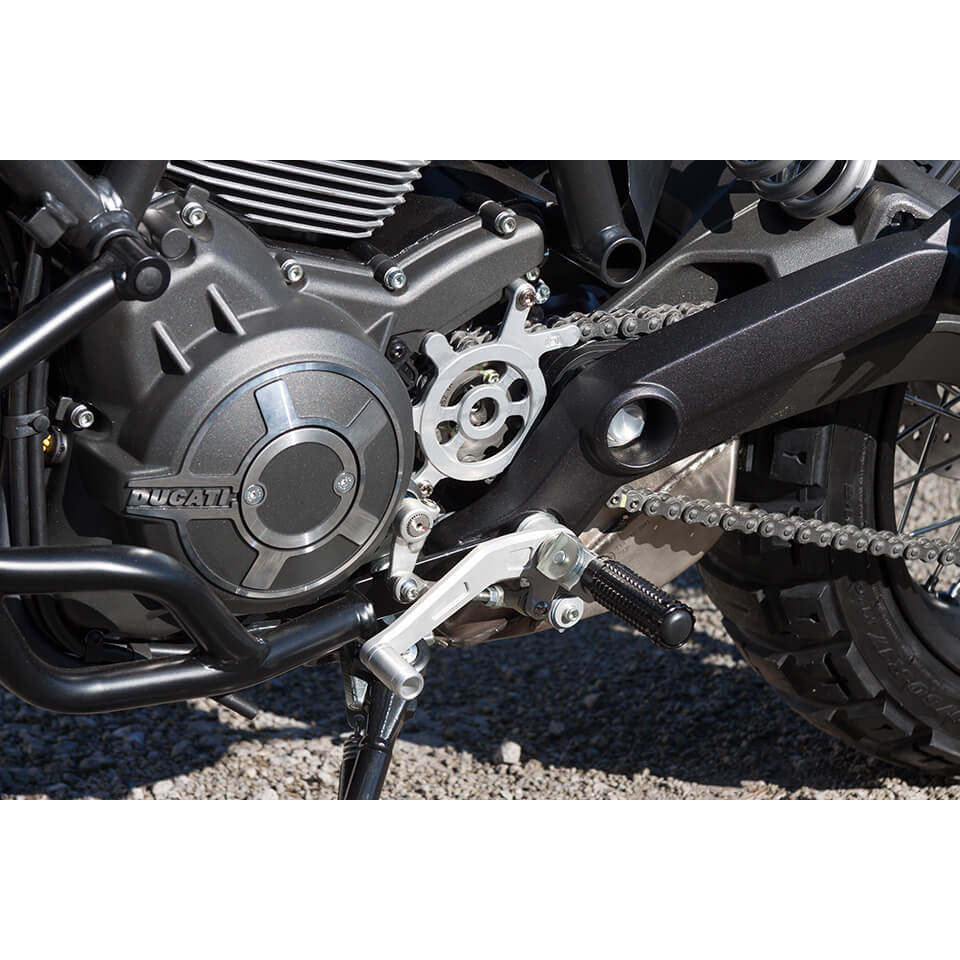 LSL Gearshift Unit Ducati Scrambler, silver