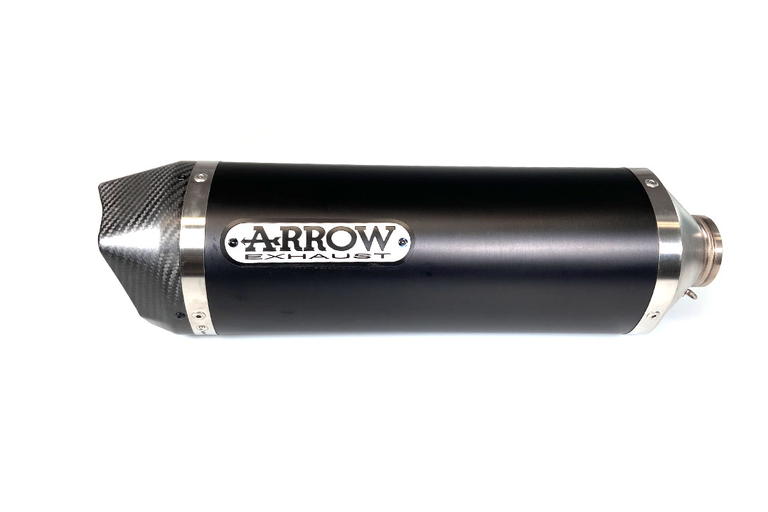 ARROW RACE TECH Exhaust for Honda NC700X/S and NC750X/S and NC700D/750D Integra in black aluminium