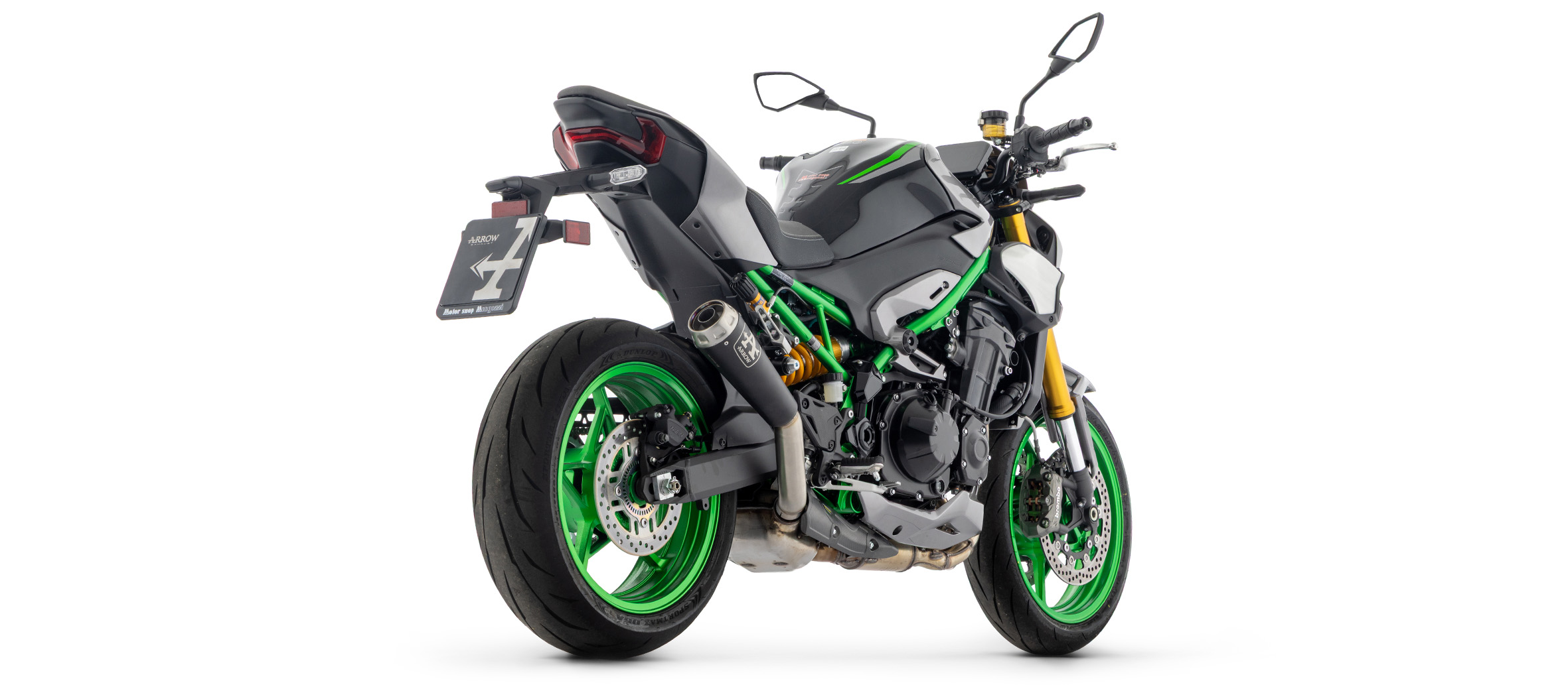 ARROW PRO RACE Titanium Exhaust for Kawasaki Z900 from model year 2025-