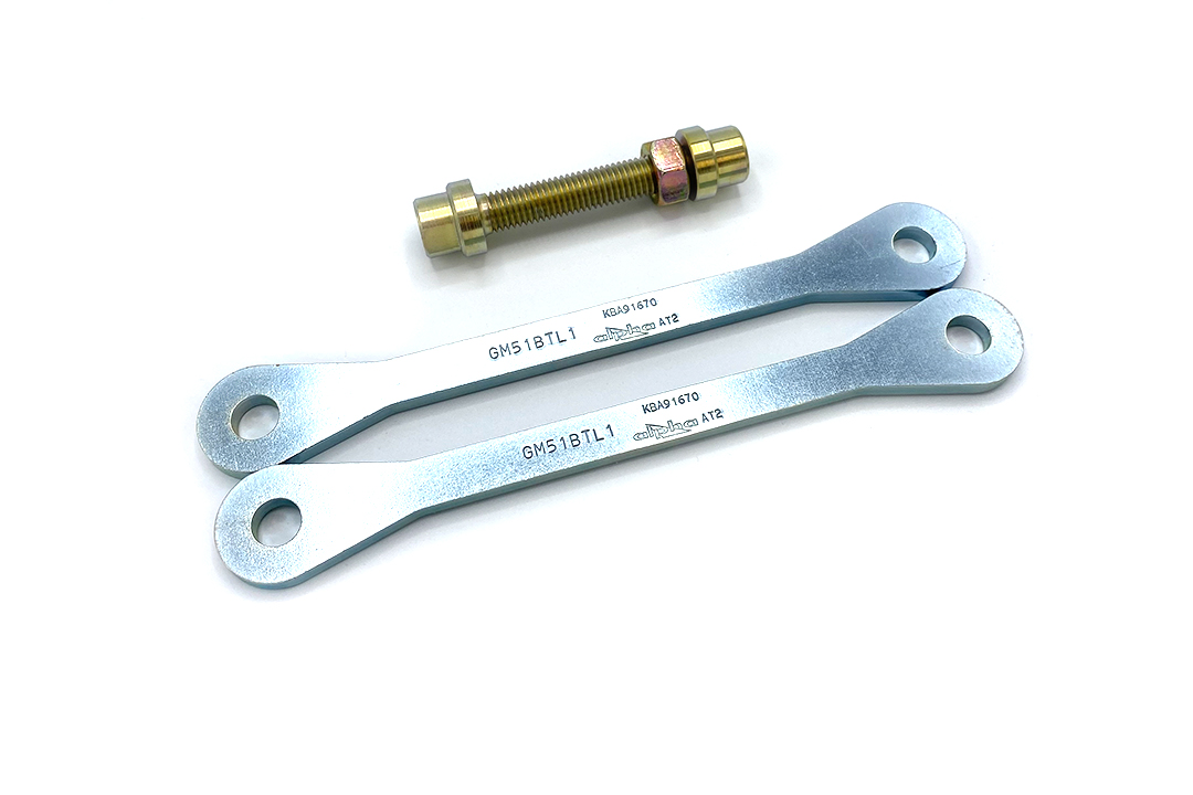 alpha Technik Lowering Kit 30mm for Suzuki GS500E, GS500F; Model Year 2004-