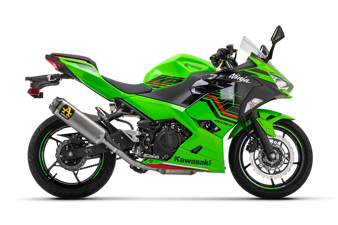ARROW COMPETITION Full System with WORKS Silencer for Kawasaki Ninja 400 / Z400 Model Year 2023-