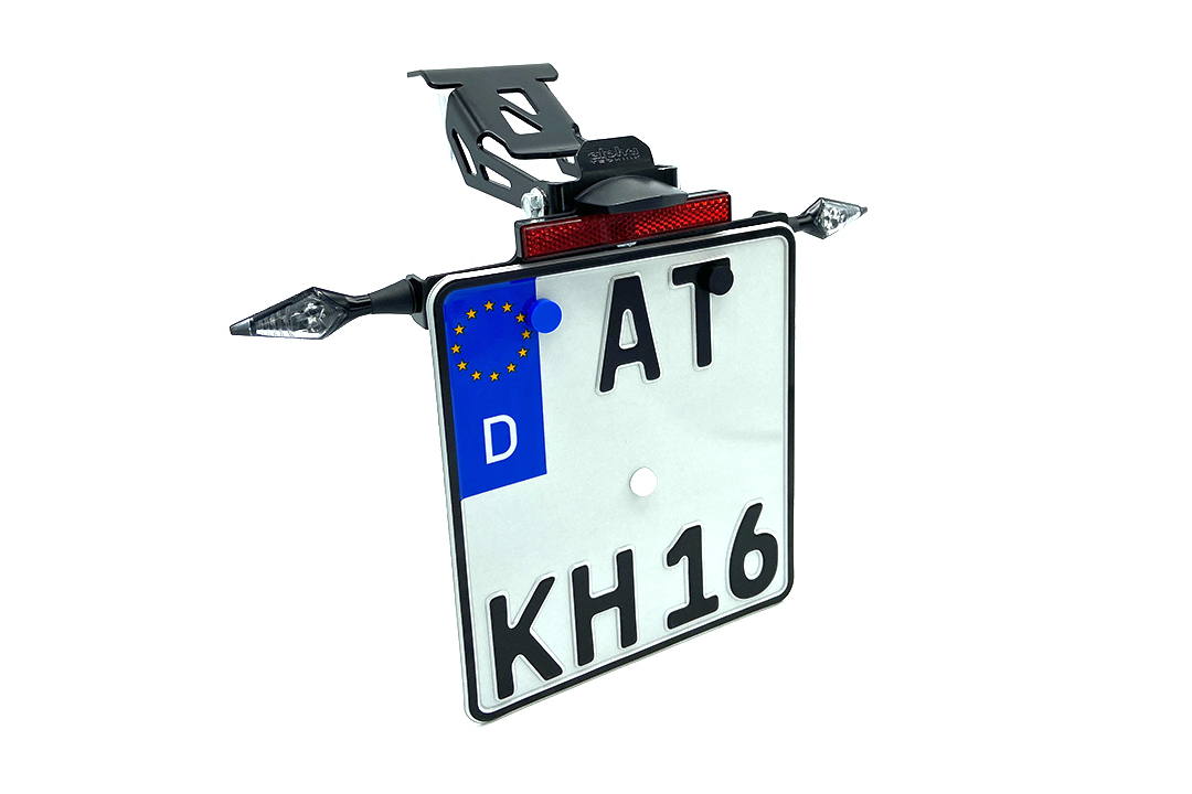 alpha Technik Number Plate Holder for Honda CRF300L / CRF300LA Rally, Type ND16, Model Year 2021-