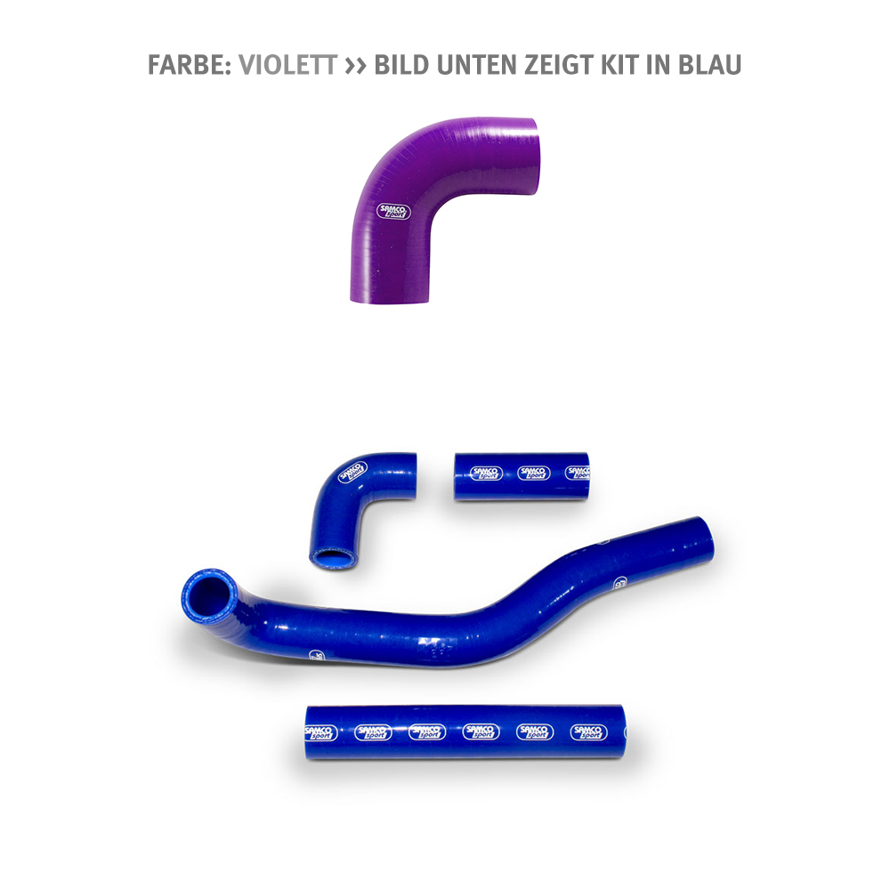 SAMCO SPORT Silicone Hose Kit, Purple, for Kawasaki KX500 Model Year 1983-2004