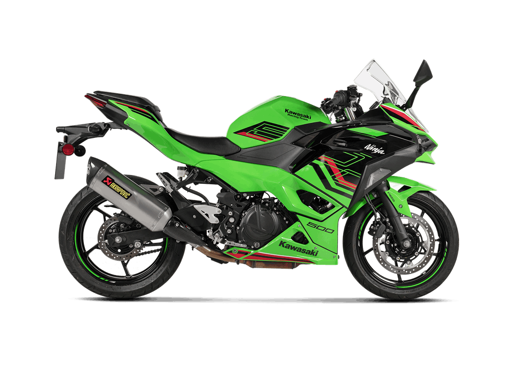 Akrapovic Slip-On Line (Carbon) Exhaust for Kawasaki Ninja 500, Z500, 2024-2025
