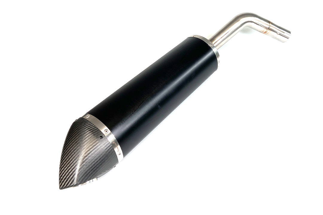 ARROW RACE TECH Exhaust Silencer for Yamaha XT1200Z Super Tenere 2010- in black aluminium