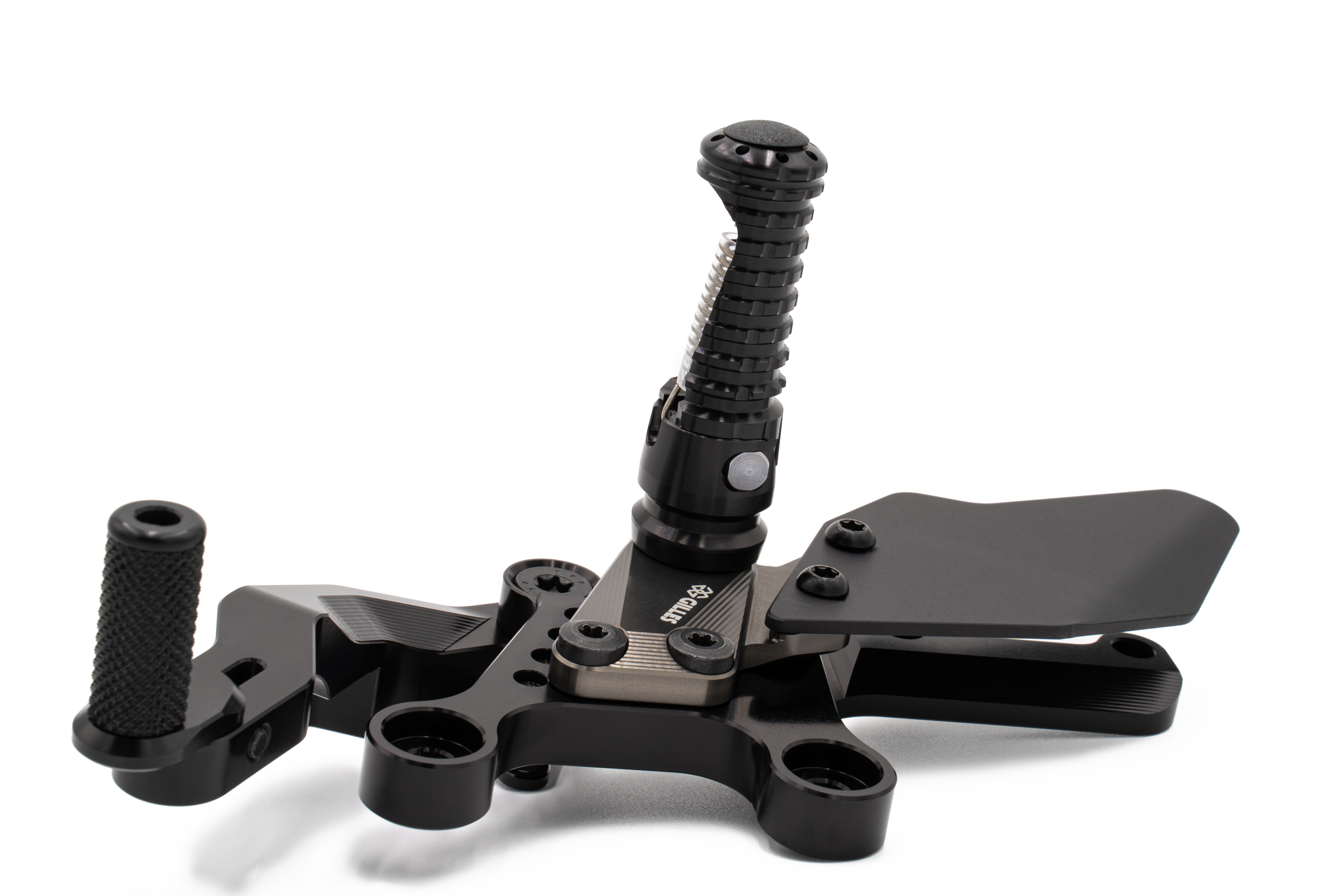 GILLES AS31GT3 footrest system black for Yamaha MT09, RN87, XSR900GP, RN96 2024-