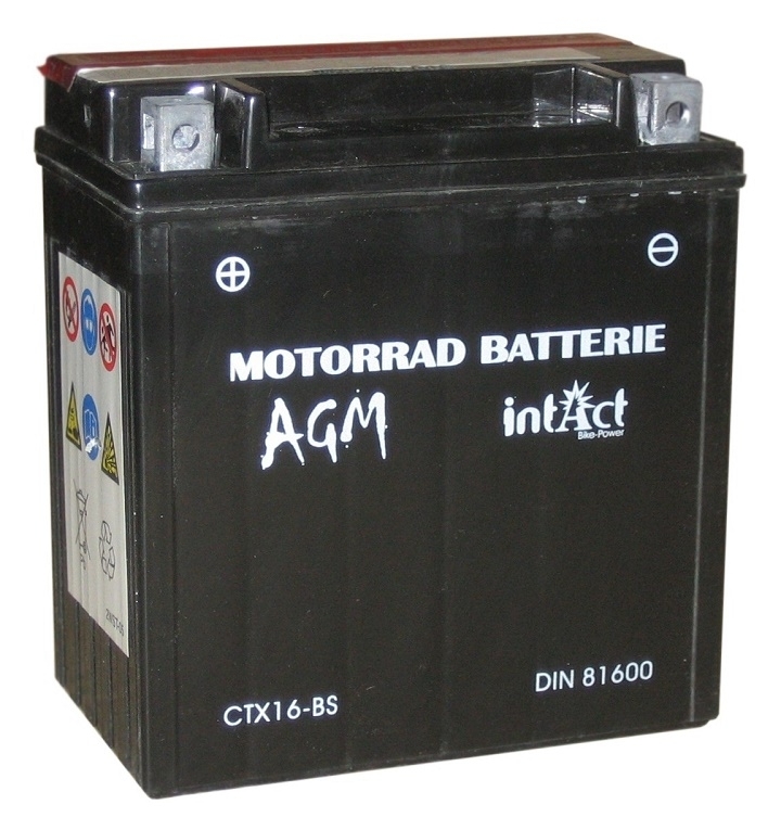 Intact AGM Battery YTX16-BS