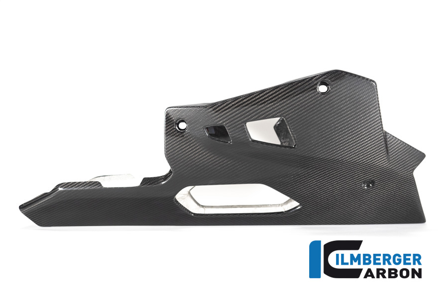 Ilmberger Carbon Belly Pan, Long Version, with center stand, Glossy, BMW S1000XR 2020-2023
